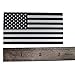 3D Metal American Flag Car Sticker Emblem for Auto, Bike, Truck, Car, and SUV (Black & Silver)