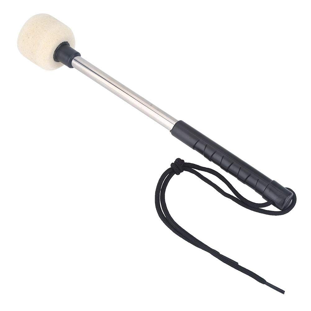Instrument Accessory Drum Mallet, Percussion Marching with Wool Felt Head Percussion Mallet, Timpani Sticks for Drum Music Enthusiast Band for Bass Drum