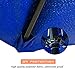 LOKATSE HOME Double-Sided Market Patio Outdoor Umbrella 15 Feet Garden Aluminum Twin Sun Canopy with Crank, 2 Middle Blue