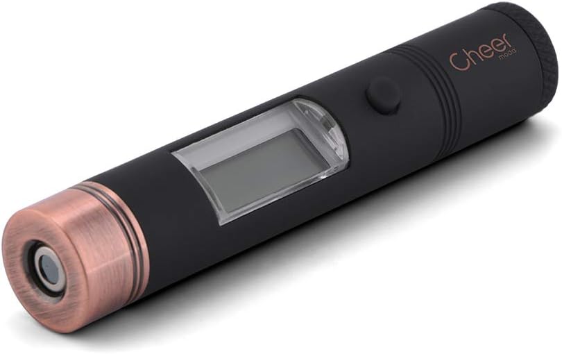 CHEER MODA Digitales Infrarot Weinthermometer,berührungsloses Messen,Robustes Metallgehäuse
