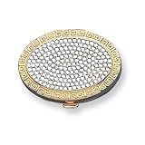 Greek Key Swarovski Crystal Pillbox