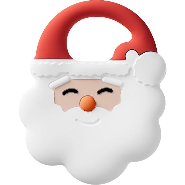 Christmas Teether Christmas Holiday Soft Silicone Teether For Baby