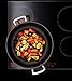 Le Creuset Forged Hard-Anodized 12-Inch Nonstick Shallow Casserole/Braiser with Glass Lid