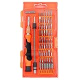 Precision Screwdriver set,HokoAcc Hand Tools Magnetic Drive Kit, 58 in 1 with 54 Bit Smart Phone Repair Tool with Orange Box