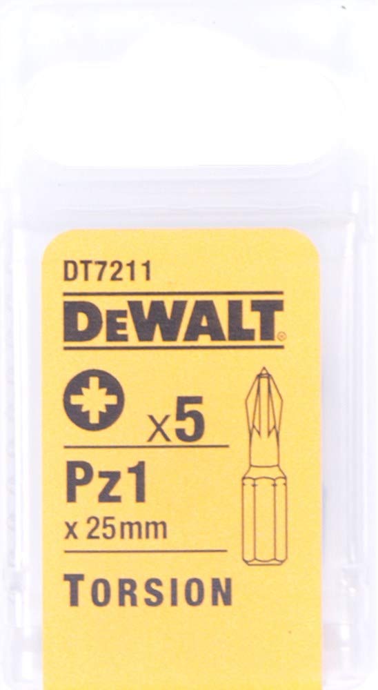 DeWalt DT7211QZ PZ1 25mm Torsion Bits (5 Pieces)