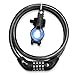 FireGear Rocks Self Coiling Resettable Combination Security Cable Lock - Heavy Duty Steel Braided - 3 feet Long + - Add to Cart Now!