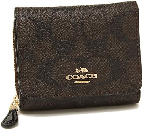 [コーチ]折財布 アウトレット レディース COACH F41302 IMAA8 ブラウン ブラック [並行輸入品]