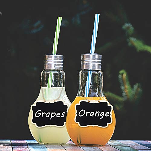 image for Jekkis 36 PCS Mini Chalkboards Signs, 3.54 x 2.55 Inch Hanging Chalkbo