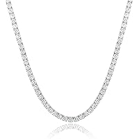 アクセサリー Glitter Ice Chain Necklace 14mm SILVER Amazon.com: 18 to 26 Inch 4mm Diamond-Cut Ice Link Chain in