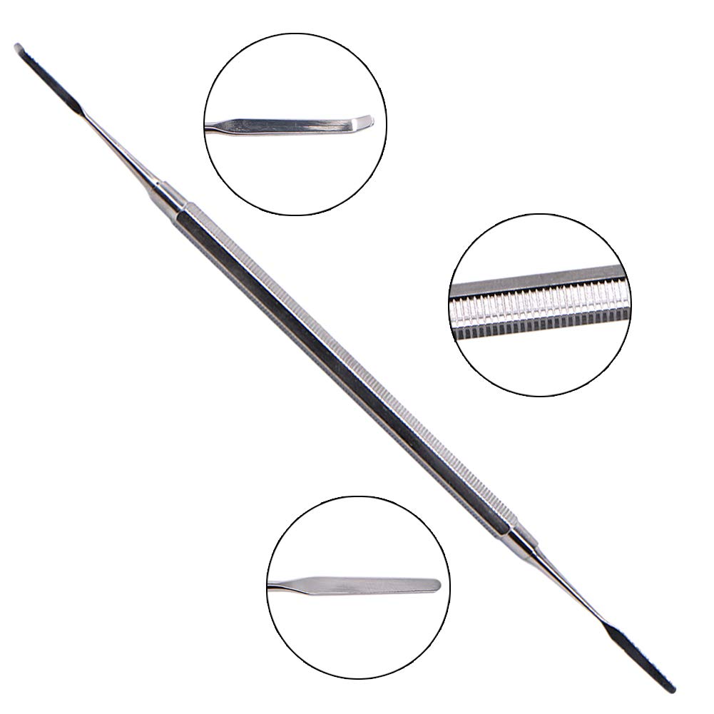 2 Pcs Dental Resin trimmer Stainless steel Photosensitive knife Double Ended Spatula Lab Instrument Dentist Tools: Beauty