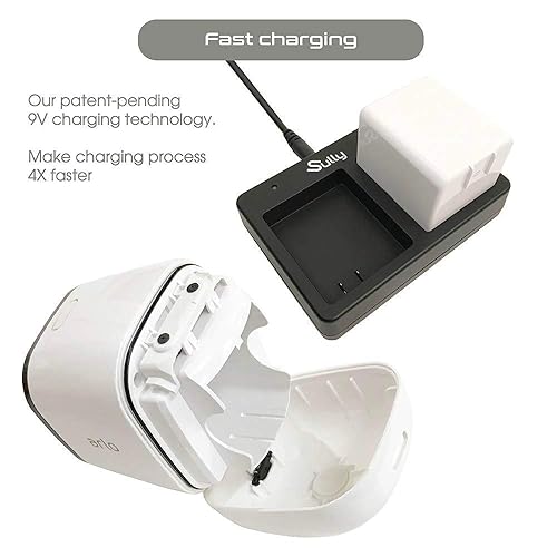 Sully Charger for Arlo Pro Arlo Pro Batteries (2 Ports Black
