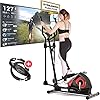 Sportstech CX608 Crosstrainer met Kinomap-app en bluetooth-console, gratis polsband inbegrepen, compatibele…