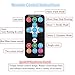 DJ Disco Lights, GLISTENY Disco Ball Light Sound Activated Strobe Light 7 Color RGB 15 Keys Remote Control Portable Mini Magic Lamplight Rotating Effect Party Light for KTV Karaoke Dance Club Pub