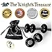 Timeline Treasures Black Charms for European Charm Bracelets Stainless Steel Spacers