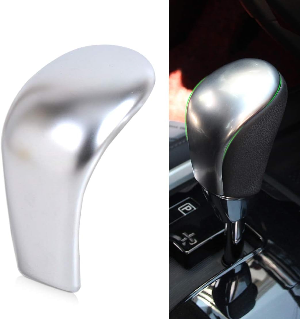 New Matt Chrome At Gear Shift Knob Cover Trim For 2014 2015 For Nissan Rogue X-Trail Sentra Automatic