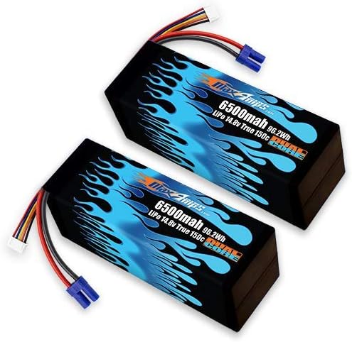 Hard Case Race Edition LiPo 6500 4S 14.8v Pair for 1/5th Scale Kraton