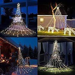 PUHONG Christmas Decoration Outdoor Star String