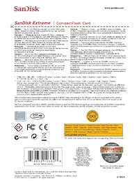 SanDisk Extreme Tarjeta de memoria CompactFlash hasta 120 MB s