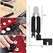 Jetec 41 Pieces Guitar Strings Changing Kit Guitar Tool Kit Guitar Picks Capo Pins 3 in 1 Guitar String Winder Cutter and Bridge Pin Puller