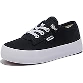 OPOEE Children's Sports Shoes Boys and Girls, Low Cut Children's Canvas Shoes, Wide Fitting Lazy Skateboard Shoes White Toddler Shoes Girls Sneakers