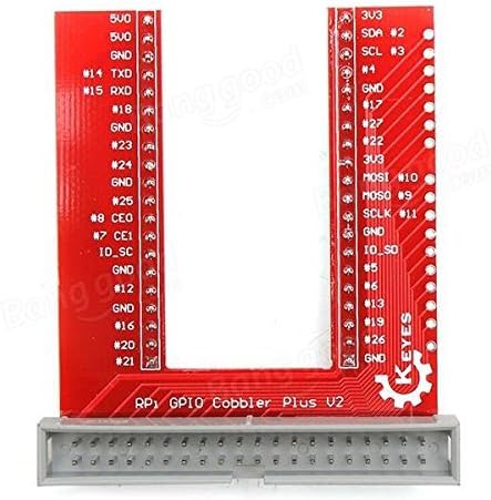 GPIO U-shaped Adapter V2 Breadboard Expansion Board 40P Cable Kit For Raspberry Pi 3 B+
