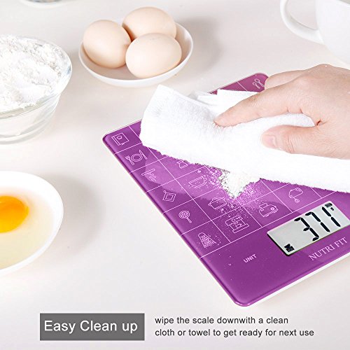 image for Digital Kitchen Scale,Multifunction Food Scale with USB Rechargeable,K