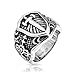 Bling Jewelry Stainless Steel Celtic Medieval Cross and Shield Mens Ring