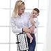 Baby Portable Changing Pad:Waterproof Baby Diaper Changing Mat with Pockets Large Travel Baby Changing Station Baby Items for Newborns Changing Clutch Baby Shower Gift