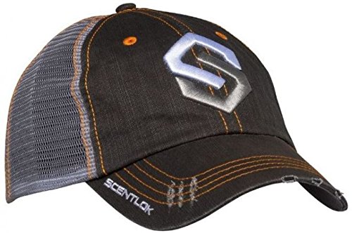 ScentLok Mens Logo Hat (Distressed Black, One Size)