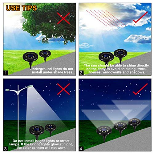 Wilktop Solar Lamp Vloerlamp Zwart Tuin Solar Tuin Solar Lampen Solar Lampen Buiten Waterdicht IP65 Buitenverlichting… - Afbeelding 5