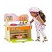 Emily Rose 18 Inch Doll Furniture Kitchen Accessory Set with Baking Oven, Stove, Sink and Wooden Doll Cooking Accessories | Fits Most 16