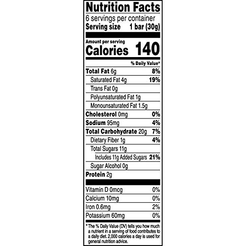 QUAKER CHEWY GRANOLA BAR DIPPS PEANUT BUTTER, 1.05 OZ, 6 CT