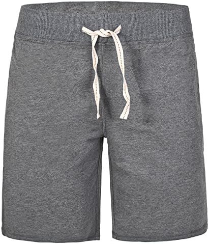 Aruiliss Training Casualwear Men Sexy Cotton Drawstring Shorts (L, Dark Gray)