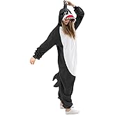 vavalad Shark Onesie Adult Shark Halloween Costumes Cosplay