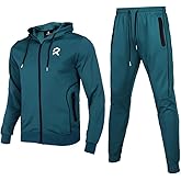 R RAMBLER 1985 Men's Tracksuit Active fashion Hoodie outifts zip sweatsuit set jogger sportswear