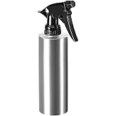 uxcell 11.8oz/350ml Spray Bottle 304 Stainless Steel with Fine Mist Sprayer | Empty Refillable Container for Kitchen Bathroom or Plants Water Sprayer