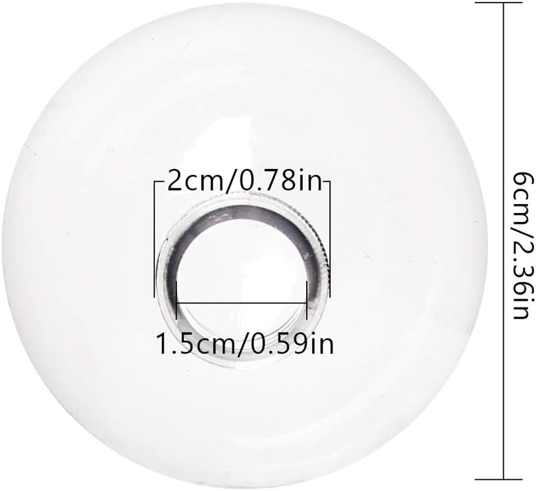 Yeelan Clear Baubles Fillable Bauble to Fill,6CM Plastic Acrylic Ball Ornament,12PCS DIY Transparent Balls for Christmas Xmas Tree Home Wedding Birthday Party Gift Decoration - Image 5