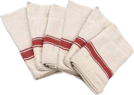 Aloud Creations Floor Duster Wet & Dry Cotton Cleaning Cloth / Mop 30 x 30 inch (Pack of 6)