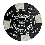 Sturgis Harley-Davidson 2015 75th Rally Poker Chip (Black & White)