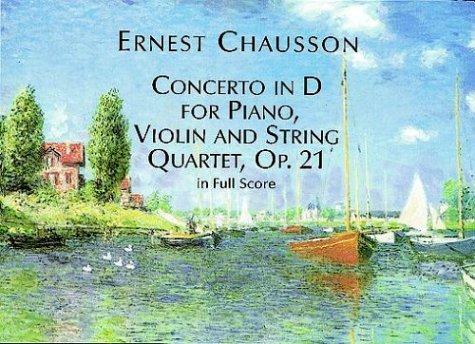 Concerto in D for Piano, Violin and String Quartet, Op. 21, in Full Score