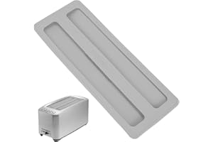 Kichvoe Toaster Cover: Silicone Toaster Lid 10.7 * 4inch 2 Slice Bread Machine Dust Cover for Kitchen