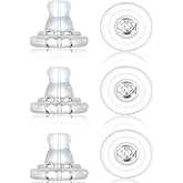 Earring Backs Replacements,18K Gold Silicone Earring Backs for Droopy Ears | Ear ring Backs,Lobe Wonder,Miracle Stretched Earlobe Corrector,Backs for Pierced Earrings,Earring Backs for Heavy Earrings