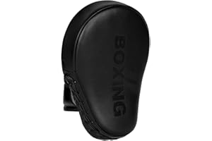 GINGPAI BOXING 1PC Curved Boxing Punching Mitt Boxing Pad, Arc Focus Hand Target Pad, Punching Mitt, Great for Karate, Muay Thai Kick, Sparring, Dojo, Martial Arts