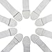 Canyoze Adjustable Baby Safety Locks Straps Latches For Kids Child Toddler Proofing Cabinets,Drawers Sliding Doors,Refigerator,Windows,Toilet Seat,Lever Door Handle,Fridge and Oven -10 Pieces