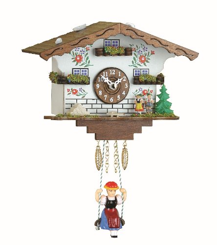 Trenkle Kuckulino Black Forest Clock Swiss House with quartz movement and cuckoo chime TU 2021 SQ