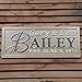 ADVPRO Personalized Custom Made Solid Pine Wood rustic home sign décor - wedding, anniversary, housewarming - fully customized with First/Last/Family name/Surname or date - wpa0002