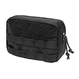 OneTigris MOLLE Admin Pouch (Black Advanced Version - 8" x 5" x 2.5")