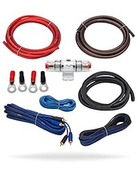 InstallGear Amplificador de instalación de cableado Amp Kit True Spec y cable de tacto suave