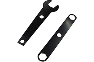 RSOISE 0101010312 0101010313 Table Saw Wrench Set Fits for Ryobi Table Saw RTS10, BTS10, BTS10S, BTS12S, RTS10, RTS21 Fits Ryobi Table Saw COMBO00139 (2 Pcs)