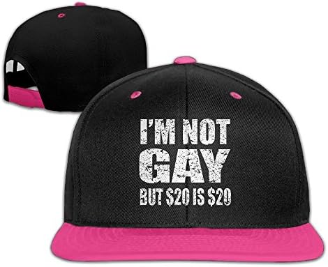 I'm Not Gay But $20 Is $20 T Family Unisex Twill Cotton Baseball Cap Pink